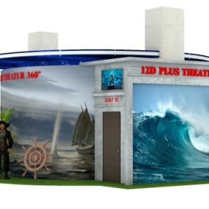 Hệ thống xem phim 12D - Màn hình tròn 360 độ
